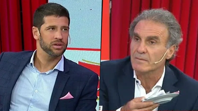 Sebastián Domínguez y Oscar Ruggeri en ESPN
