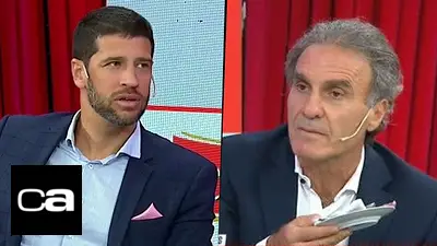 Oscar Ruggeri y Sebastián Domínguez ESPN Oscar Ruggeri y Sebastián Domínguez ESPN
