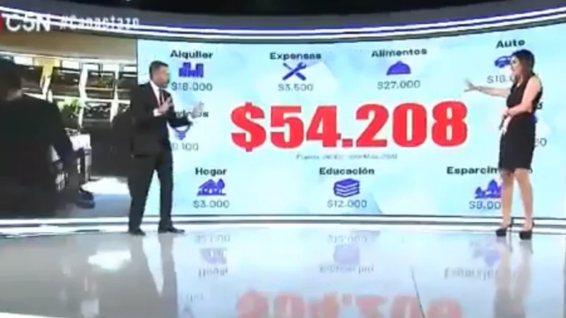 Una periodista de C5N se descompensó en vivo y tuvo que salir del aire