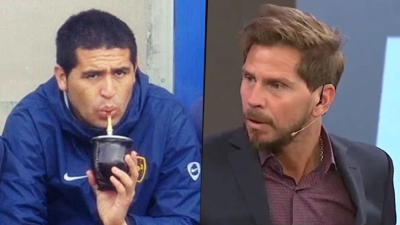 Juan Román Riquelme y el Pollo Vignolo