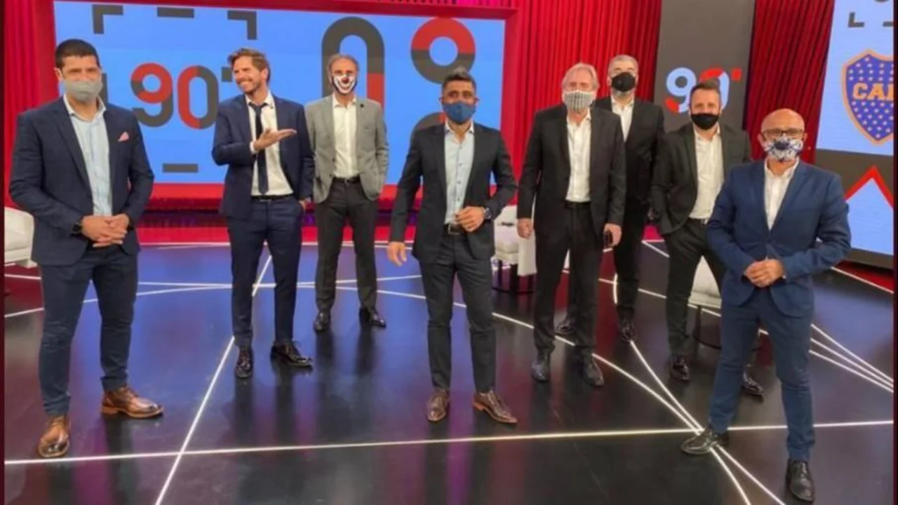 De qué equipo son hinchas los periodistas del programa de Vignolo, F90 (90 minutos)