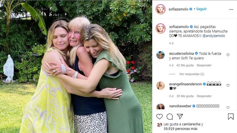 sofía zámolo y su madre