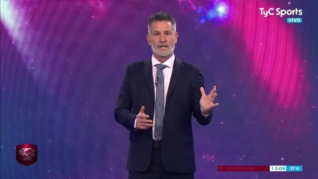 Diego Díaz imitó a Falcioni y las redes no lo perdonaron.