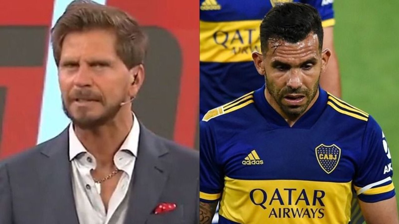 El Pollo Vignolo y Carlos Tevez
