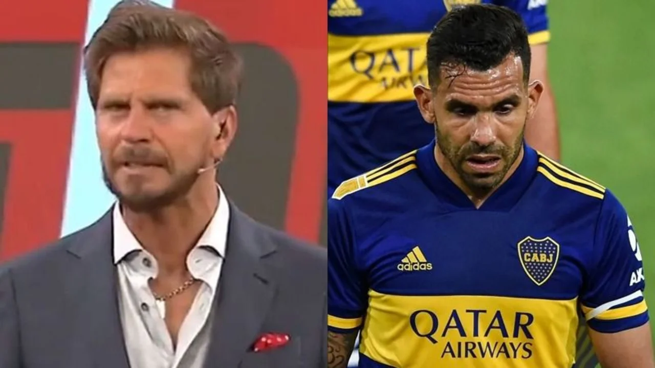El Pollo Vignolo y Carlos Tevez