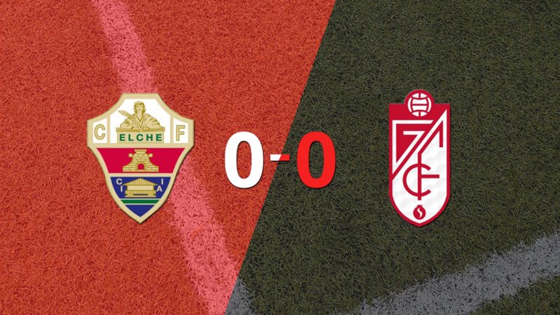 Elche y Granada no se sacaron ventaja y terminaron sin goles