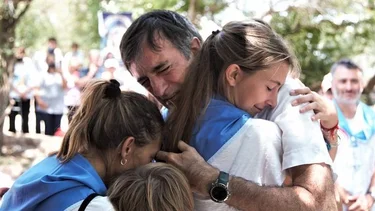 El gesto de la hija de Esteban Bullrich con su papá: "Felicidad"