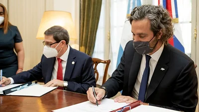 Argentina y Cuba firmaron un acuerdo de cooperación para el desarrollo agrícola Argentina y Cuba firmaron un acuerdo de cooperación para el desarrollo agrícola