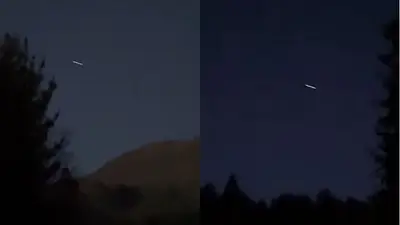 Una luz extraña en el cielo de Argentina y Chile explotó las redes: "¿Vieron el ovni?" Una luz extraña en el cielo de Argentina y Chile explotó las redes: "¿Vieron el ovni?"