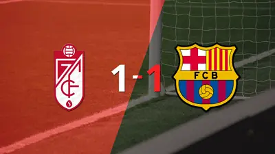 Granada y Barcelona se repartieron los puntos en un 1 a 1 Granada y Barcelona se repartieron los puntos en un 1 a 1