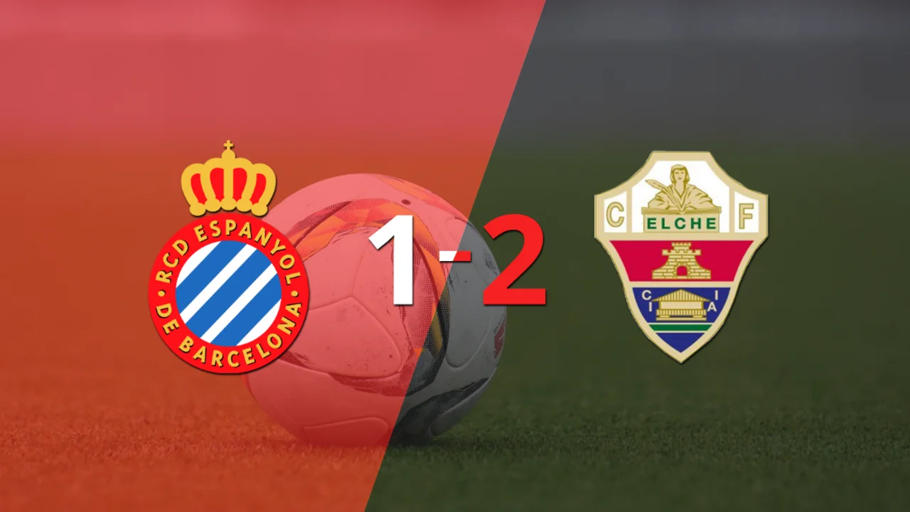 Doblete de Pere Milla en el triunfo 2-1 de Elche frente a Espanyol