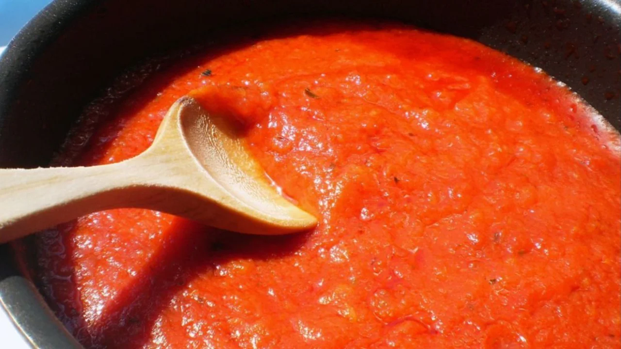 Salsa de tomate, receta de cocina, cocina