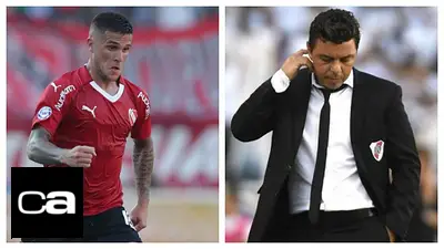 Fabricio Bustos Marcelo Gallardo River Plate Fabricio Bustos Marcelo Gallardo River Plate
