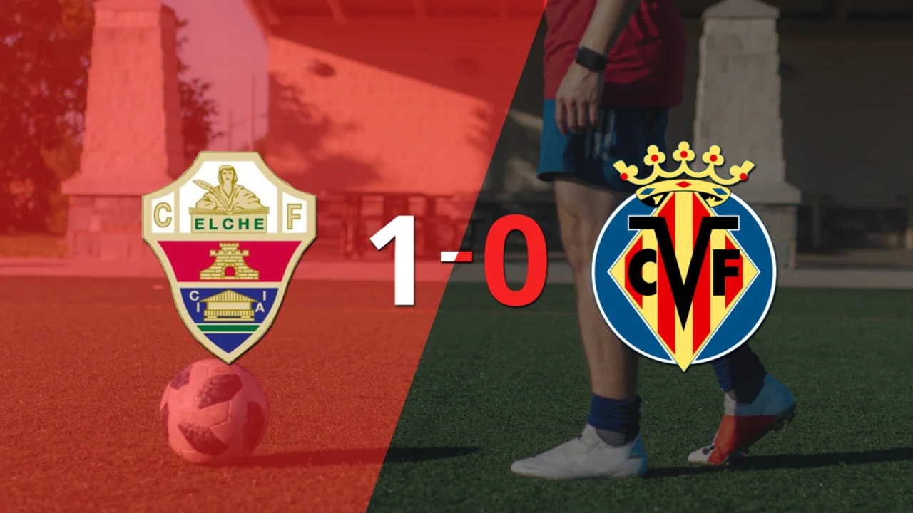 A Elche le alcanzó con un gol para derrotar a Villarreal en el estadio Martínez Valero