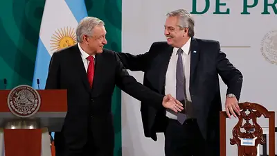 Fuerte reclamo de López Obrador al FMI para que apoye a Argentina Fuerte reclamo de López Obrador al FMI para que apoye a Argentina