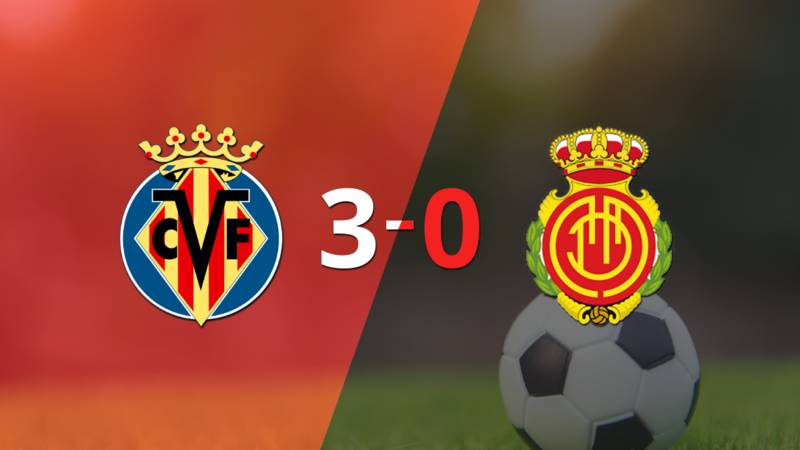 Goleada de Villarreal 3 a 0 sobre Mallorca