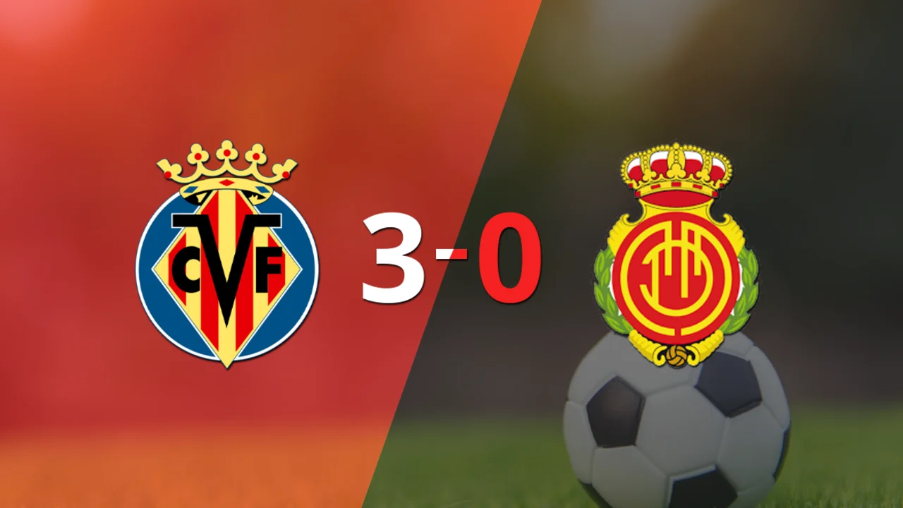 Goleada de Villarreal 3 a 0 sobre Mallorca