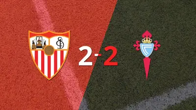 Sevilla y Celta firman un empate en dos Sevilla y Celta firman un empate en dos