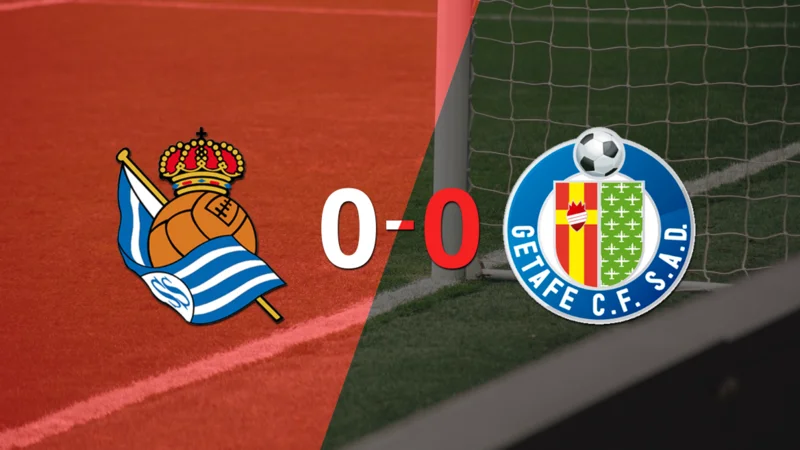 Sin goles, Real Sociedad y Getafe igualaron el partido