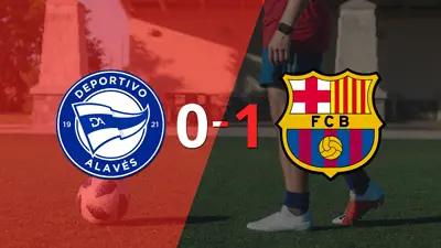 A Barcelona no le sobró nada, pero venció a Alavés en su casa por 1 a 0 A Barcelona no le sobró nada, pero venció a Alavés en su casa por 1 a 0