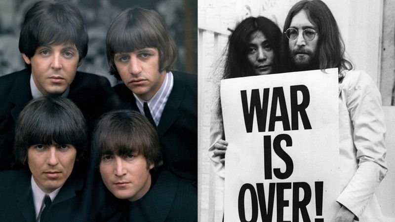 The Beatles y Yoko Ono