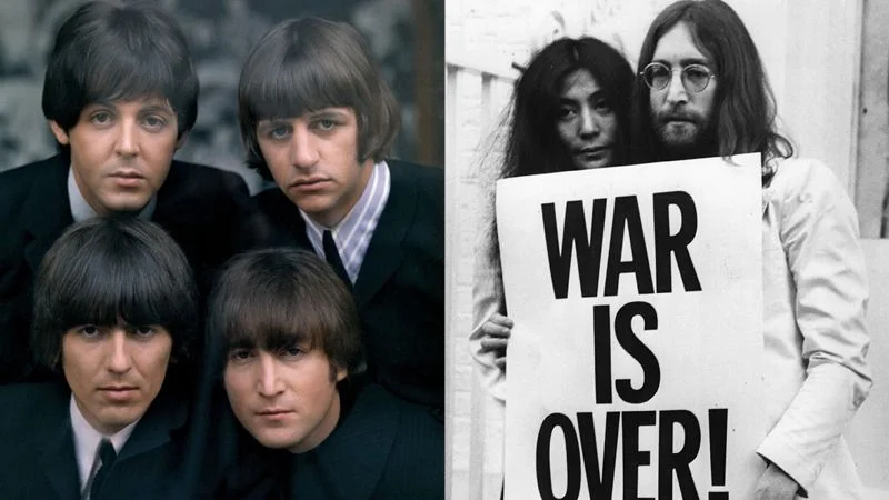 The Beatles y Yoko Ono