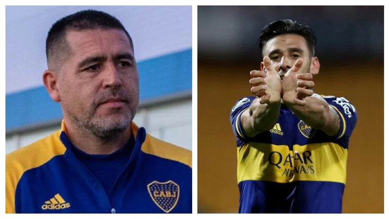 Juan Román Riquelme Eduardo Toto Salvio Boca Juniors