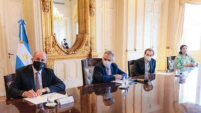 Alberto Fernández y Perotti anunciaron inversiones en Santa Fe Alberto Fernández y Perotti anunciaron inversiones en Santa Fe