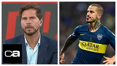 Sebastián Pollo Vignolo Darío Benedetto Boca Juniors Sebastián Pollo Vignolo Darío Benedetto Boca Juniors