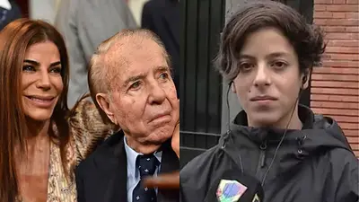 Carlos Menem, Zulemita Menem y Máximo Menem Carlos Menem, Zulemita Menem y Máximo Menem