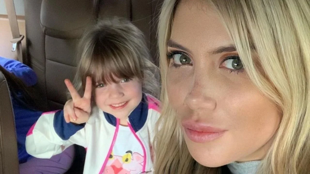 Wanda Nara y su hija Isabella Icardi