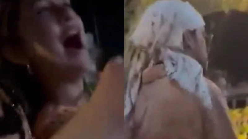 Video de Bad Bunny enojado tirándole el celular a una fanática