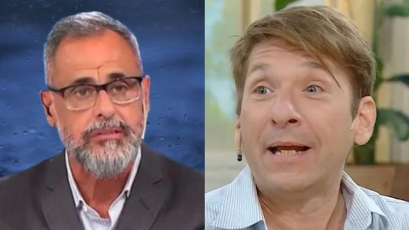 Jorge Rial y Gastón Trezeguet