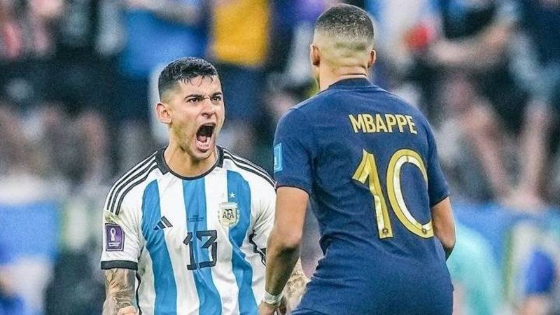 Cristian "Cuti" Romero Selección Argentina Kylian Mbappé Mundial Qatar 2022