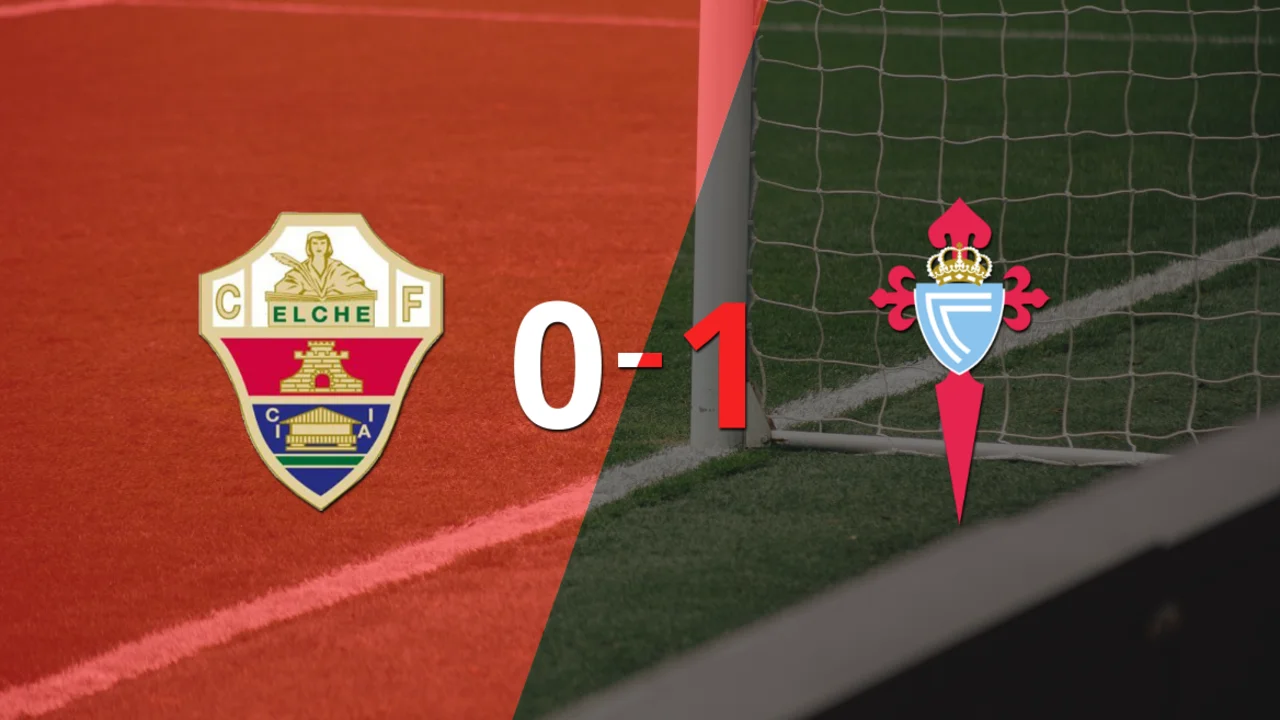 Celta derrotó con lo justo a Elche en su casa