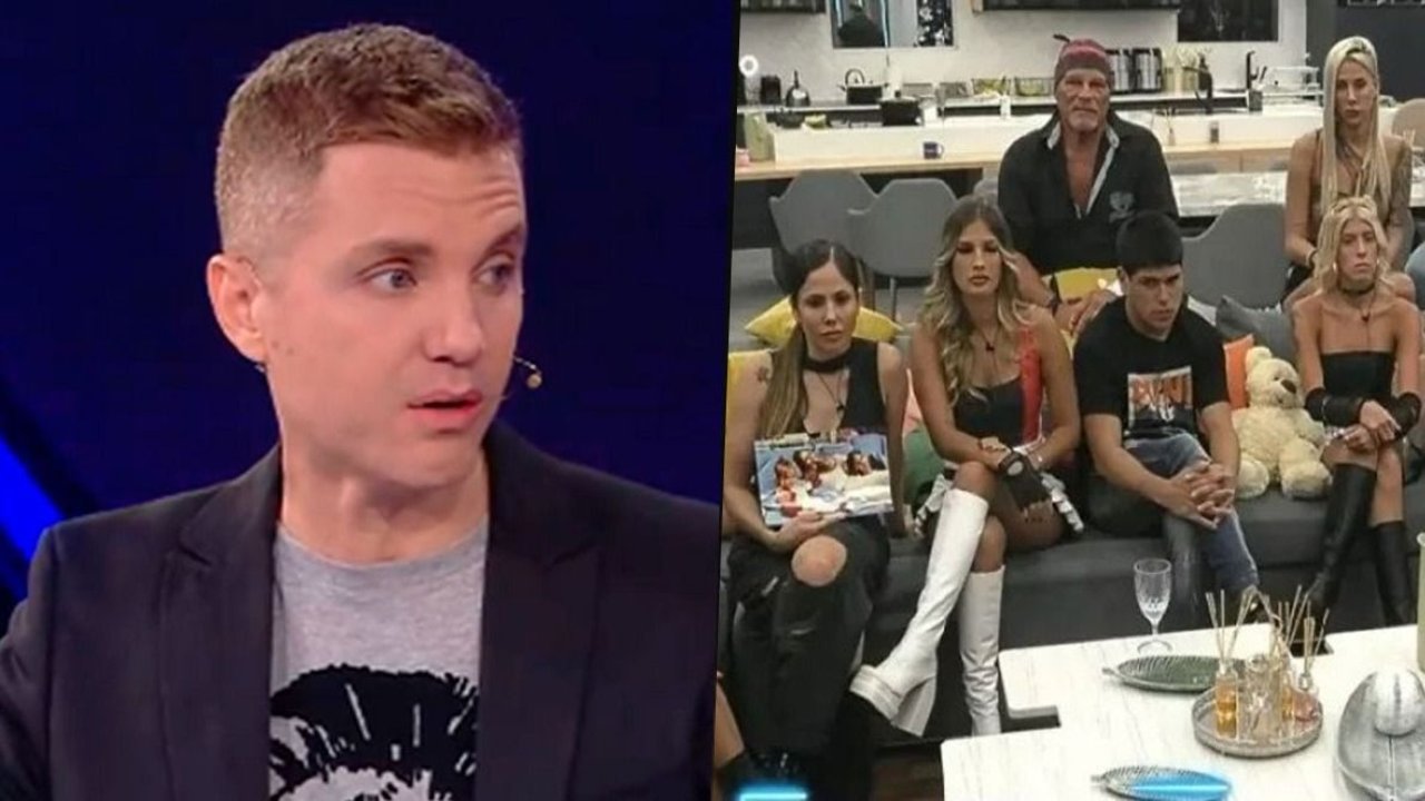 Santiago del Moro y participantes de Gran Hermano