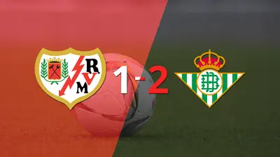 Betis gana de visitante 2-1 a Rayo Vallecano Betis gana de visitante 2-1 a Rayo Vallecano