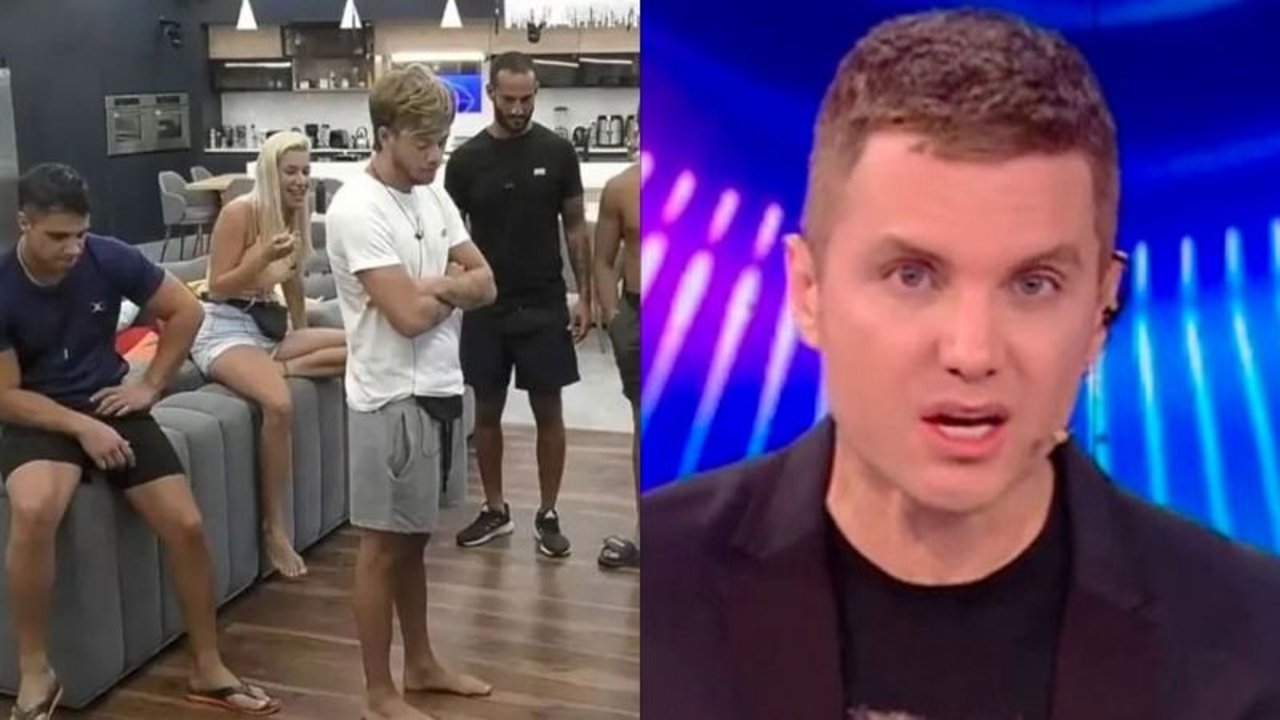 Participantes de Gran Hermano y Santiago del Moro