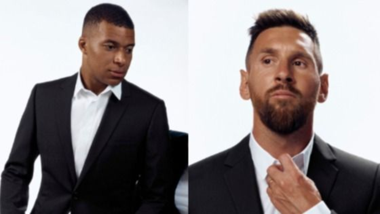 Lionel Messi, Kylian Mbappé, PSG, Dior, fútbol, deportes, marketing