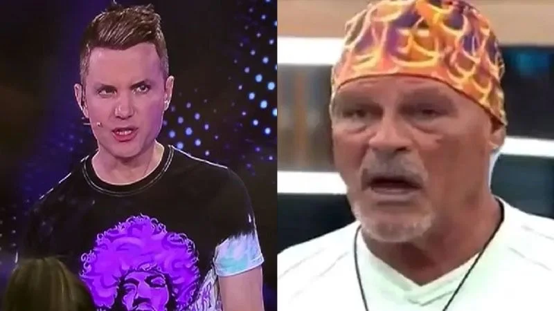 Santiago del Moro y Walter "Alfa" Santiago, de Gran Hermano