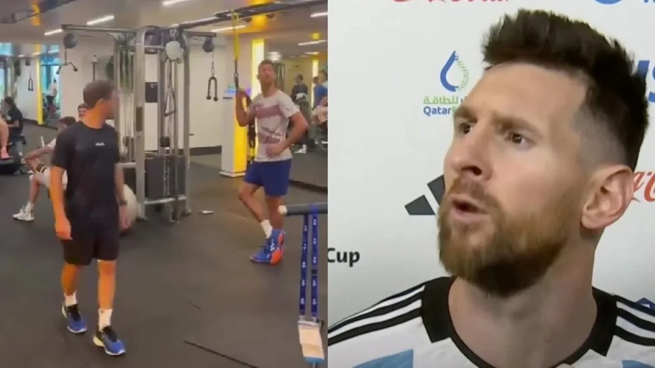 Novak Djokovic Diego "Peque" Schwartzman Lionel Messi