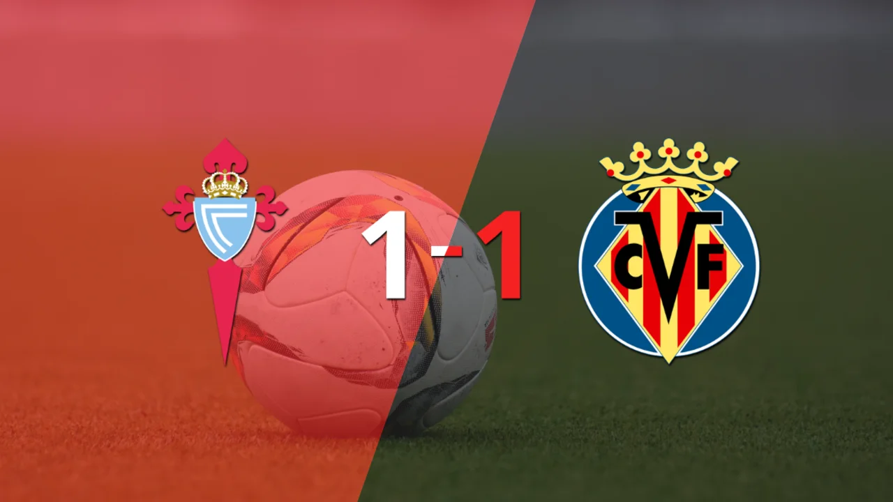 Celta y Villarreal igualaron 1 a 1