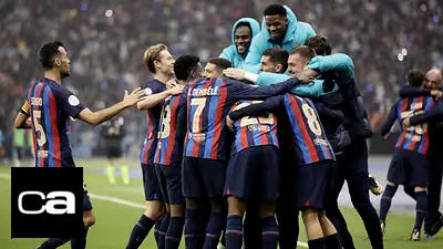 Barcelona vence 3-1 al Real Madrid y gana la Supercopa de España Barcelona vence 3-1 al Real Madrid y gana la Supercopa de España