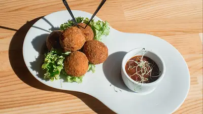 Croquetas de arroz Croquetas de arroz