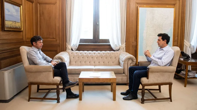 Con foco en el fallo por la Coparticipación, se reunieron De Pedro y Kicillof