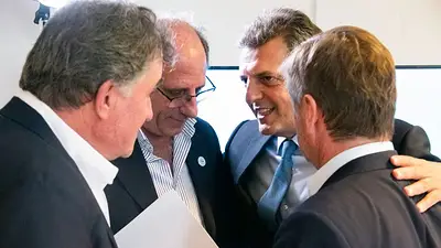 Massa se reúne con la Mesa de Enlace por los problemas de la sequia Massa se reúne con la Mesa de Enlace por los problemas de la sequia