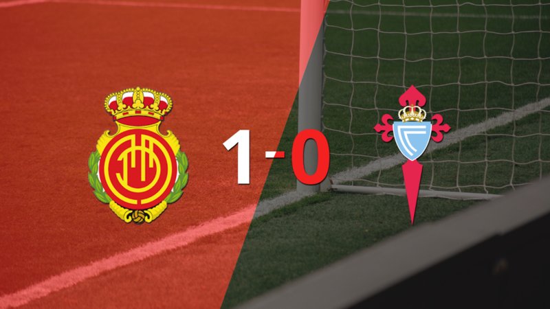 Con un solo tanto, Mallorca derrotó a Celta en el estadio Visit Mallorca Estadi