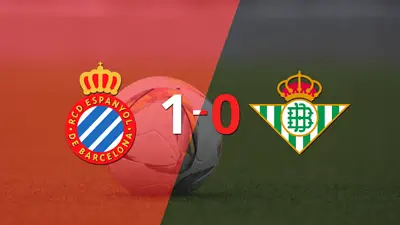 Con lo justo, Espanyol venció a Betis 1 a 0 en el estadio Estadio Olímpico Lluís Companys Con lo justo, Espanyol venció a Betis 1 a 0 en el estadio Estadio Olímpico Lluís Companys