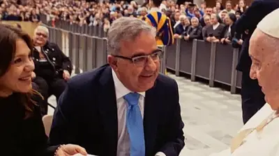 Raúl Jalil agradeció al Papa Francisco y destacó la obra del santuario de la virgen del Valle Raúl Jalil agradeció al Papa Francisco y destacó la obra del santuario de la virgen del Valle