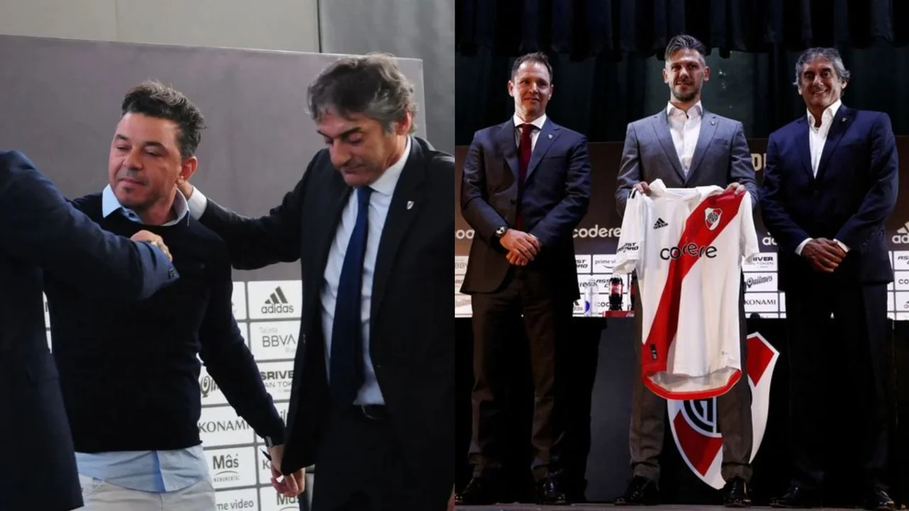 Martín Demichelis Marcelo Gallardo River Plate